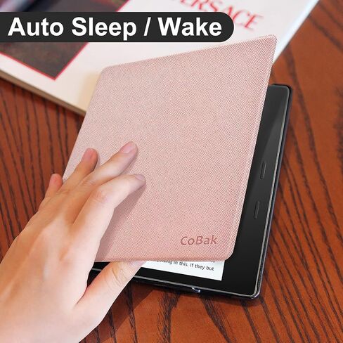 CoBak Stand Case for Kindle Oasis - Premium PU Leather Smart Cover with Auto Sleep Wake for Kindle Oasis 9th Generation & 10th Generation in Saudi Arabia