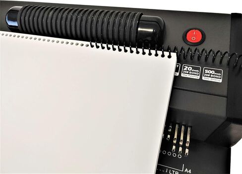 BetterBind Coil-It - آلة ربط الملف مع أداة إدخال ملف كهربائي - ثقب تجليد يدوي - ما يصل إلى 20 صفحة - درجة 4:1 - للتجليد الشخصي أو المنزل أو المدرسة أو العمل in Kuwait