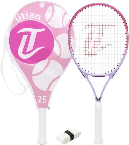 LITIAN Pink Tennis Racket for Kids 2-10 Years Old - Lightweight and Durable 17"19"21"23"25" Kids Tennis Rackets for Toddler Junior Youth Beginners… in Saudi Arabia