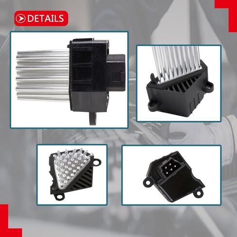 مقاوم محرك منفاخ HVAC متوافق مع Bmw 323CI 323I 328CI 328I 325CI 330CI M3 325I 325XI 330XI 330I 525I 530I 528I 540I M5 X3 X5 يستبدل 64116923204 (97 98 99 00 01) 02 03 04 05 06 07 08 09 10) in Saudi Arabia