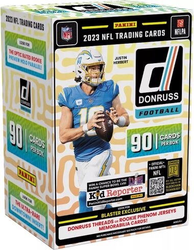2023 بطاقات التداول Panini NFL Donruss Football Blaster in Saudi Arabia