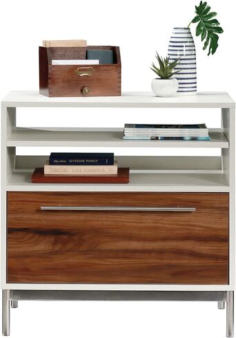 Sauder Vista Key Lateral File Ped, L: 30.00" x H: 18.54" x W: 30.08", Pearl White in Saudi Arabia