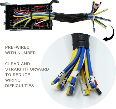 صندوق مصهر ومرحل 12 فولت مع 5 قطع 5 دبابيس JD1914 40A مرحل و1 قطعة 4 دبابيس مرحل 6 ATC/ATO بليد فيوز، صندوق مرحل عالمي مقاوم للماء للسيارات والشاحنات والقوارب البحرية in Kuwait
