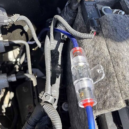 حامل مصهر AGU مدمج بمقياس 4-10 مع مصهر AGU بقدرة 30 أمبير مثالي لصوت السيارة وأجهزة الإنذار ومكبرات الصوت والضواغط - حامل مصهر مقاوم للماء بقدرة 30 أمبير 3 مجموعات in Kuwait