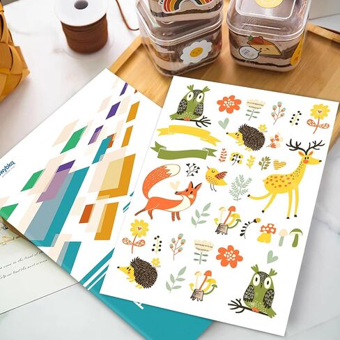 Gwybkq Printable Vinyl Sticker Paper for Inkjet Printer,17 Sheets Premium Translucent Waterproof Blank Custom Label, Tear & Scratch Resistant Dries Quickly Vivid Colors in Saudi Arabia