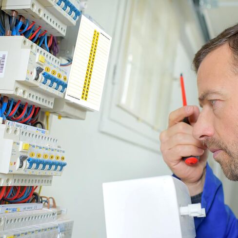 Breaker Panel Labels Electrical Electric Box Sticker Number Breaker Panel Labels Electrical Sticker Number Directory Load Center Adhesive Waterproof Reusable in Saudi Arabia