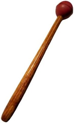 مطرقة الشوكة الرنانة 1 قطعة | خشب الورد الهندي الشمالي المصقول يدويًا | ضبط فروك المنشط | مطرقة بمقبض طويل 22 سم in Kuwait