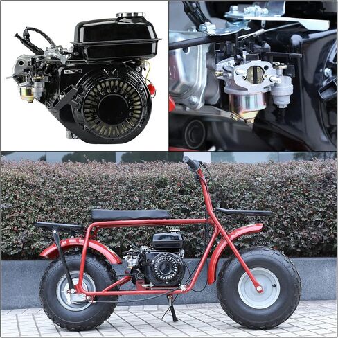 GREHUA ترقية خزان الوقود الغاز مع مقياس مستوى الوقود للمفترس 212cc 196cc 6.5hp GX160 GX200 Baja Warrior MB165 MB200 Coleman CT200U BT200X KT196 Hammerhead 80T Go Kart Engine أجزاء الدراجة الصغيرة باللون الأسود in Kuwait