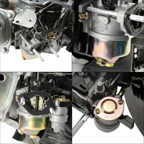 GREHUA ترقية خزان الوقود الغاز مع مقياس مستوى الوقود للمفترس 212cc 196cc 6.5hp GX160 GX200 Baja Warrior MB165 MB200 Coleman CT200U BT200X KT196 Hammerhead 80T Go Kart Engine أجزاء الدراجة الصغيرة باللون الأسود in Kuwait