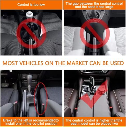 Nisstiiv Car Seat Gap Filler Organizer, Multifunctional Seat Gap Storage Box with Cup Holder, Console Side Extra Pouchs with USB Car Charger, Auto Accessories for Cellphone Wallet Key (A-Pair) in Saudi Arabia