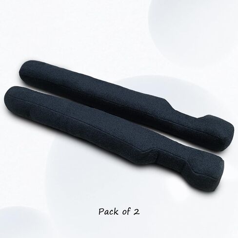 Happyworker Leather Car Seat Gap Fillers Universal Fit Organizer Stop Things from Dropping Under Pack of 2 (Black) in Kuwait