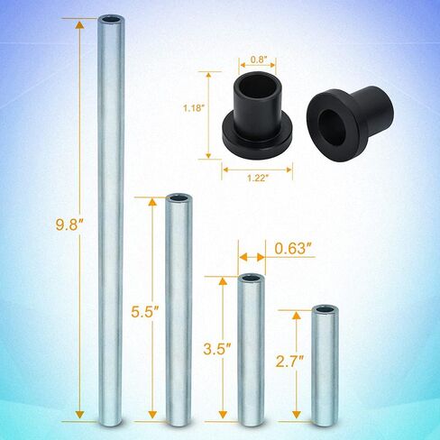 Wztepeng مجموعة جلبة ذراع التحكم شديدة التحمل متوافقة مع 2013-2021 Polaris Ranger XP 900، 2014-2021 Polaris Ranger XP 900/1000 Crew، Ranger XP 1000 Crew 2017 مناسبة للأمام والخلف in Kuwait