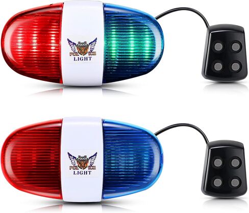 4 قطع دراجة الشرطة ضوء الصوت LED ضوء الدراجة الشرطة صفارة الإنذار القرن جرس الدراجة للأطفال القرن الكهربائي ملحقات الدراجة 6 أضواء LED 4 أصوات البوق ضوء تحذير السلامة مقاوم للماء ركوب الدراجات القرن in Kuwait