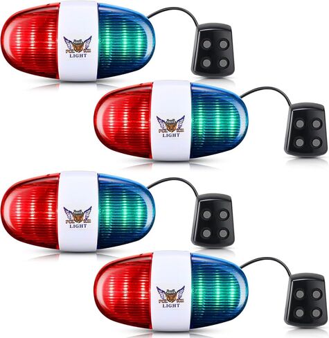 4 قطع دراجة الشرطة ضوء الصوت LED ضوء الدراجة الشرطة صفارة الإنذار القرن جرس الدراجة للأطفال القرن الكهربائي ملحقات الدراجة 6 أضواء LED 4 أصوات البوق ضوء تحذير السلامة مقاوم للماء ركوب الدراجات القرن in Kuwait