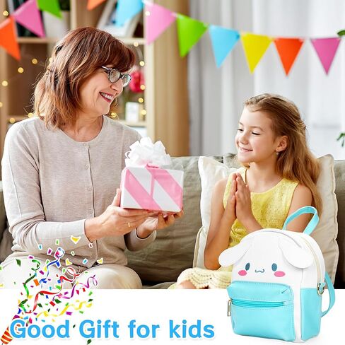 Cute Mini Cinnamoro Shoulder Backpack - Cartoon PU School Backpack - Cosplay Backpack with Adjustable Straps Birthday Gift for Girls in Kuwait