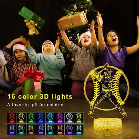 ضوء ليلي لكرة القدم، مصباح LED وهمي ثلاثي الأبعاد لكرة القدم الأمريكية، مصباح كرة قدم 16 لونًا متغيرًا للإضاءة الديكورية للأولاد والبنات هدية عيد الميلاد والعطلات (كرة القدم) in Saudi Arabia