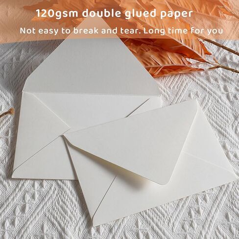 42 عبوة من مظاريف الدعوات البيضاء الفارغة مقاس 4x6، ومظاريف A6 للبريد وحفلات الزفاف والصور وبطاقات المعايدة والبطاقات البريدية in Kuwait