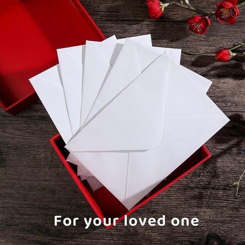 42 عبوة من مظاريف الدعوات البيضاء الفارغة مقاس 4x6، ومظاريف A6 للبريد وحفلات الزفاف والصور وبطاقات المعايدة والبطاقات البريدية in Kuwait