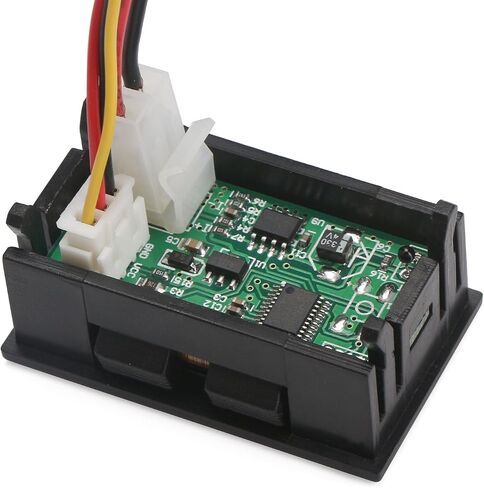 DROK 0.96 بوصة جهاز اختبار OLED متعدد الوظائف المحمول DC 0-33V 0-3A 0-99h59min 0-99W درجة الحرارة الحالية الجهد الكهربي سعة الطاقة 7in1 لوحة قياس المعلمة الكهربائية in Saudi Arabia