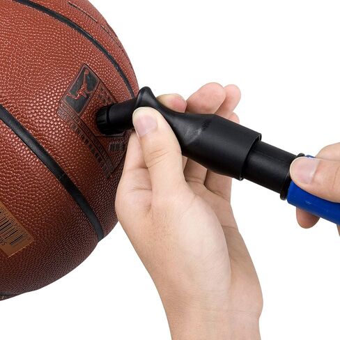 مضخة كرة مع 6 إبر - مضخة هواء مزدوجة الحركة من ميراكول لكرة السلة وكرة القدم وكرة القدم الرياضية in Kuwait