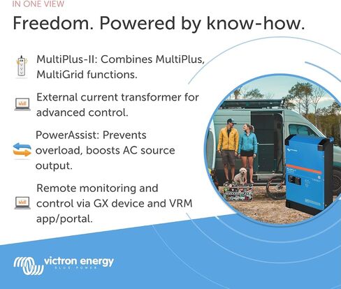 Victron Energy MultiPlus-II Pure Sine Wave Inverter Charger for 120 amp Battery, 120V, 3000VA 12-Volt in Saudi Arabia