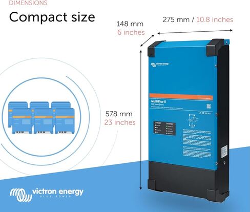Victron Energy MultiPlus-II Pure Sine Wave Inverter Charger for 120 amp Battery, 120V, 3000VA 12-Volt in Saudi Arabia