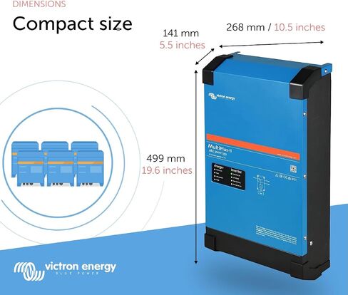 Victron Energy MultiPlus-II Pure Sine Wave Inverter Charger for 120 amp Battery, 120V, 3000VA 12-Volt in Saudi Arabia
