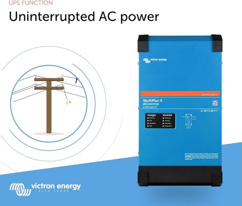 Victron Energy MultiPlus-II Pure Sine Wave Inverter Charger for 120 amp Battery, 120V, 3000VA 12-Volt in Saudi Arabia