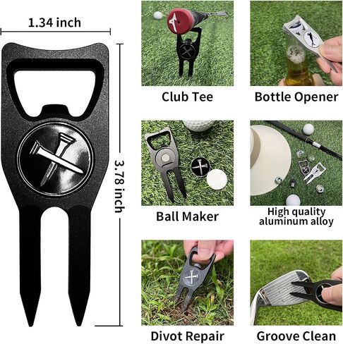 أداة إصلاح Divot للجولف 6 في 1 هدايا إكسسوارات الجولف المغناطيسية in Kuwait