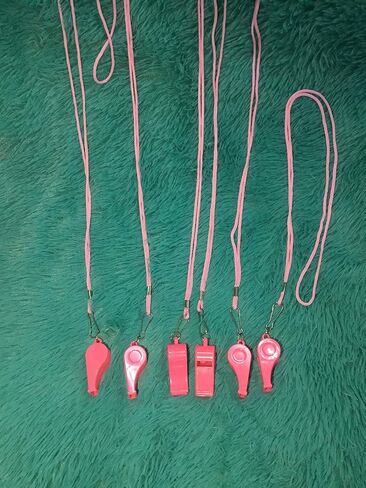 20 Pcs Plastic Loud Whistles with Lanyard for Referee Coaches Basketball Football Sports Training Game Event Lifeguard Survival Emergency Fun School Kids Tool Set Suppliers in Saudi Arabia