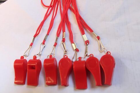 20 Pcs Plastic Loud Whistles with Lanyard for Referee Coaches Basketball Football Sports Training Game Event Lifeguard Survival Emergency Fun School Kids Tool Set Suppliers in Saudi Arabia