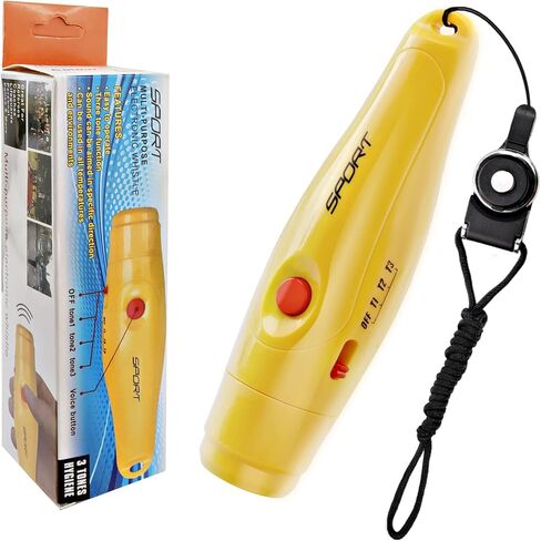 Appmoo Sport Electronic Whistle | Electronic Whistles with High Loud Three Sound Effects | Electric Whistle Perfect for Referee, Coaches Training, Teachers, Outdoor Hiking and Soccer Sports in Saudi Arabia