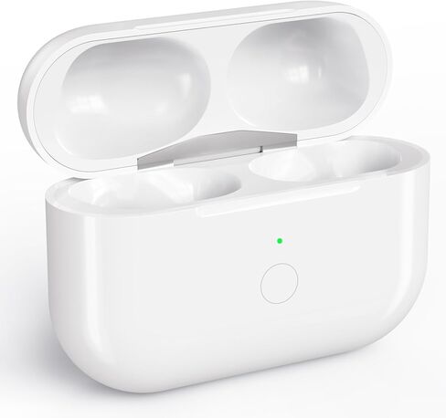 لعلبة شحن AirPods Pro الجيل الثاني، حافظة شاحن لاسلكي بديلة لـ AirPods Pro 1/2 (الجيل الأول والثاني)، بدون سماعات أذن in Kuwait