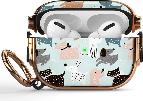حافظة Maxjoy لأجهزة Airpods Pro الجيل الثاني/الجيل الأول مع قفل، حافظة Airpod Pro 2 على شكل زهرة مع قفل واقٍ صلب لجهاز iPod Pro 2 للنساء والرجال مع سلسلة مفاتيح لأجهزة Airpods Pro (2023/2022/2019) in Kuwait