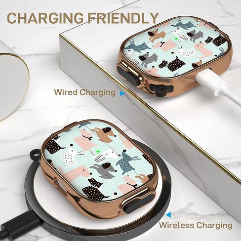 حافظة Maxjoy لأجهزة Airpods Pro الجيل الثاني/الجيل الأول مع قفل، حافظة Airpod Pro 2 على شكل زهرة مع قفل واقٍ صلب لجهاز iPod Pro 2 للنساء والرجال مع سلسلة مفاتيح لأجهزة Airpods Pro (2023/2022/2019) in Kuwait