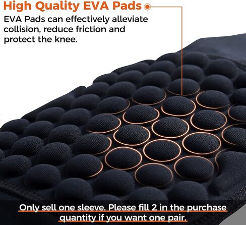 COOLOMG Basketball Knee Pad for Kids Youth Adult, Compression Anti-slip Knee Sleeve for Baseball Volleyball Football, Sports Knee Protector in Saudi Arabia