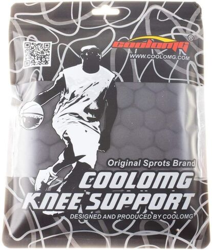 COOLOMG Basketball Knee Pad for Kids Youth Adult, Compression Anti-slip Knee Sleeve for Baseball Volleyball Football, Sports Knee Protector in Saudi Arabia