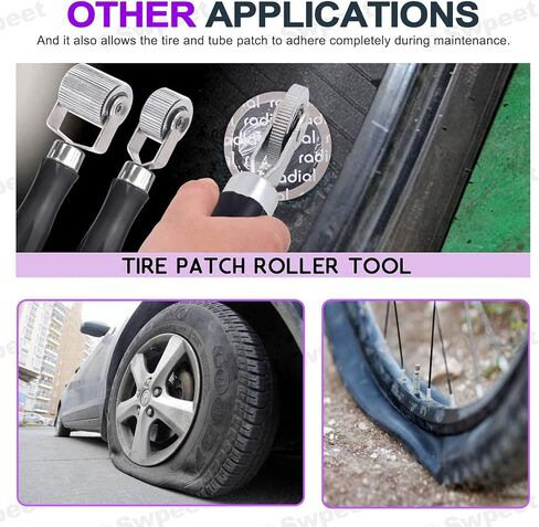 Swpeet 3Pcs 3Sizes Car Sound Deadening Roller Set, Auto Noise Roller Car Sound Deadener, Metal Installation Tool for Auto Car Sound Deadener, Installation Tool Rolling Wheel Interior Accessories in Saudi Arabia
