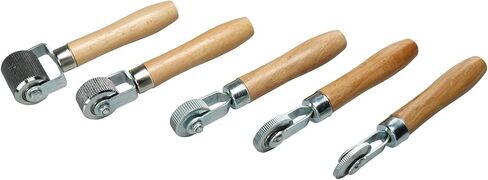 5 قطع من YaeAuto أداة تنعيم صوت السيارة، أداة تنعيم الصوت، عزل الصوت لمرشح الضوضاء التلقائي، تطبيق عجلة الأسطوانة، مميت الصوت، عجلة معدنية بمقبض خشبي in Saudi Arabia