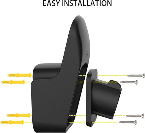 EV Charger Holder SAE J1772 Wall Mount Cable Organizer, Non-Rust Electric Vehicle Connector Nozzle Holster Dock (Holder & Cable Organizer) in Saudi Arabia