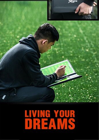 Soccer Coaching Tactical Board, Portable Magnetic Football Coach Blackboard Futsal Tactics Strategy Board - Sport Gift Training Assistant Equipment KIt with Player Markers, Pen and Eraser in Kuwait