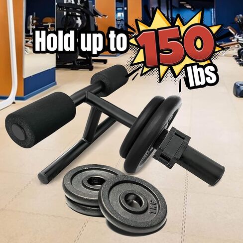 Tib Bar، مدرب Tibialis، قضيب Tibialis، آلة الساق Tibia Dorsi، وزن الساق لتدريب الساق، السيقان وتمزيق عضلات الساق السفلية يناسب لوحات الوزن الأولمبية مقاس 2 بوصة in Kuwait