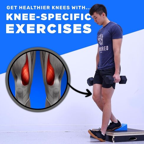 Adjustable Non-Slip Squat Wedge Blocks Pair (6 PCS) for Knee Exercises & Heel Elevated Squats (Slant Board Alternative) | Armored Lion in Saudi Arabia