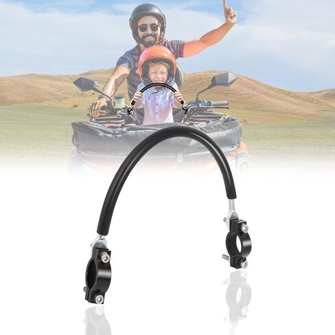 ATV Mud Strap for Handlebars, 0.75-1.37 Inch ATV Motorcycle Mud Grab Strap Compatible with Can-Am Outlander Renegade Polaris Sportsman Honda Foreman Fourtrax Rancher Snowmobile (BLACK) in Saudi Arabia
