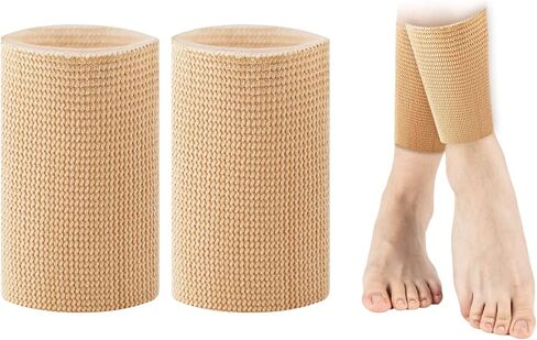Ankle Sleeve, Padded Skate Socks Ankle Gel Pads Ankle Protector for Boots Moisturizing Gel Skate Ankle Guards Ice Skating Protection for Foot Skating Riding Skates Splints Braces in Saudi Arabia