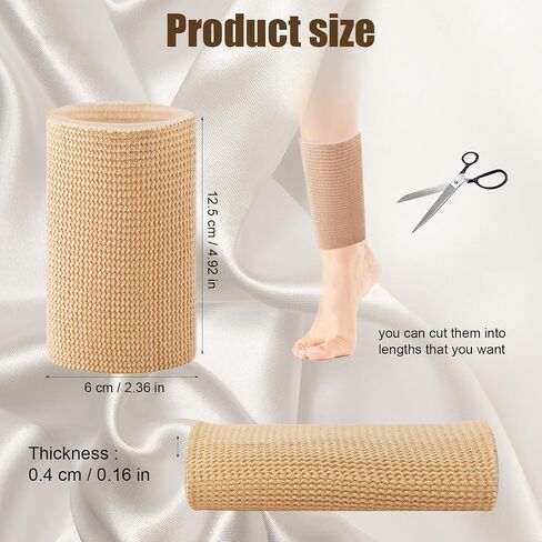 Ankle Sleeve, Padded Skate Socks Ankle Gel Pads Ankle Protector for Boots Moisturizing Gel Skate Ankle Guards Ice Skating Protection for Foot Skating Riding Skates Splints Braces in Saudi Arabia