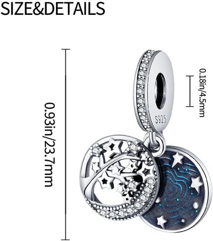 Pandach 925 Sterling Silver Charm for Bracelets Necklace Dangle Pendant Bead Girl Jewelry Beads Gifts for Women in Kuwait