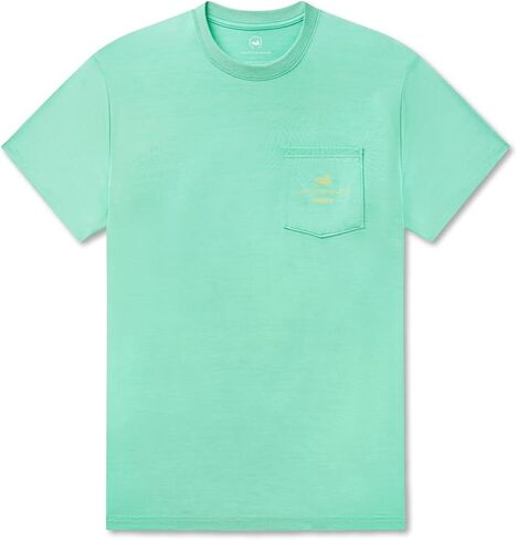 Southern Marsh FieldTec Heathered Performance Tee - Redfish in Saudi Arabia