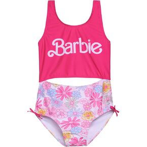 Barbie Girls One Piece Bathing Suit Little Kid to Big Kid