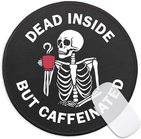 Funny Work Round Mouse Pad, But Did You Document It Mousepad for Desk Decor, Small Mouse Mat with Non-Slip Rubber Base Stitched Edge for Gaming Work Laptop Wireless Mouse, Colleague Gifts in Kuwait